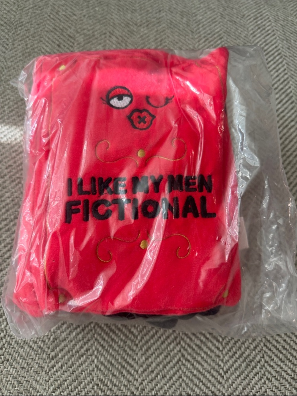 Punchkins plush book- "I Like My Men Fictional"